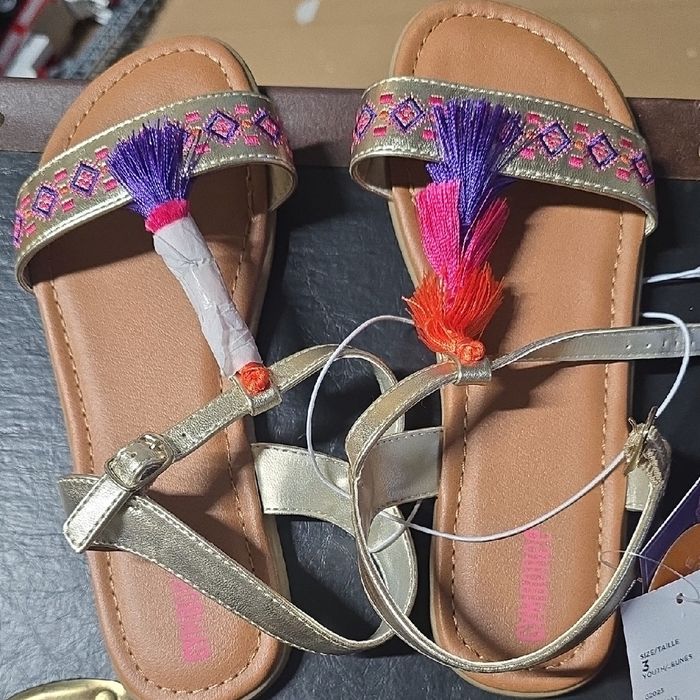 Youth Soft Gold Sandals